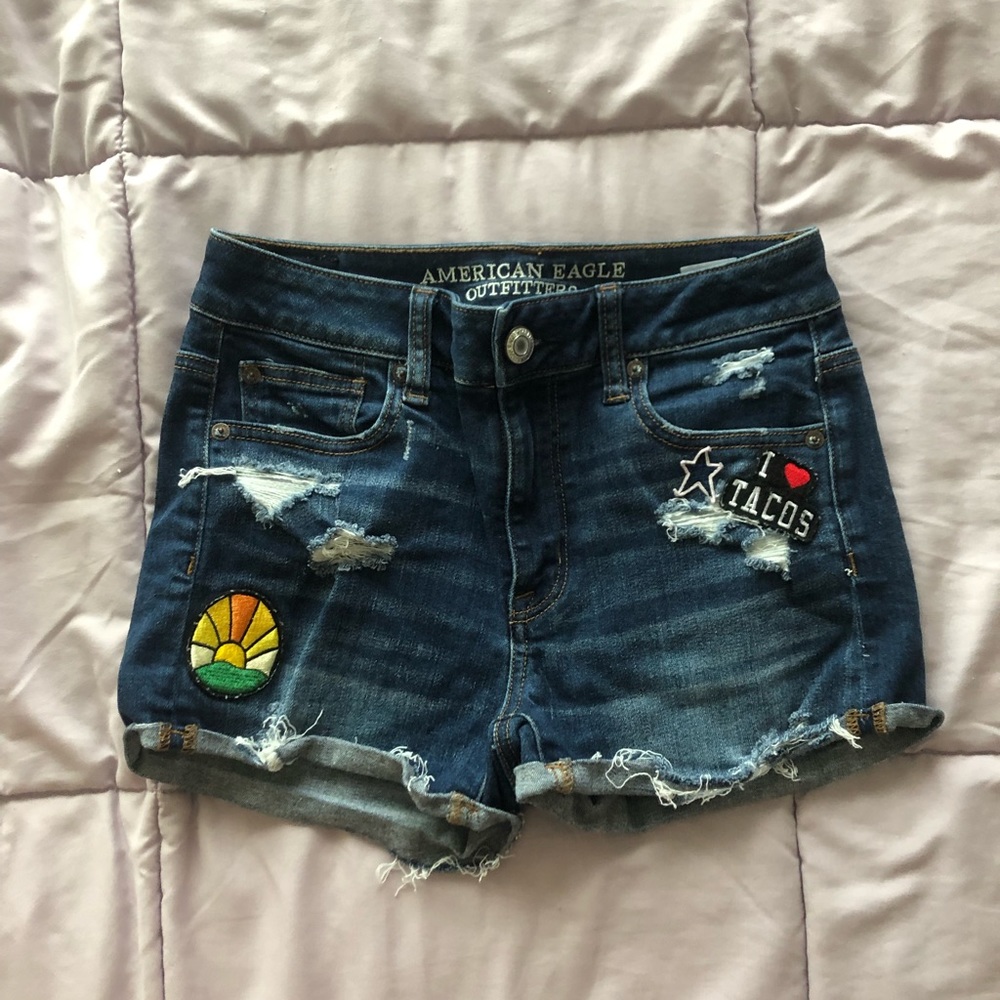 American Eagle High Rise Shortie